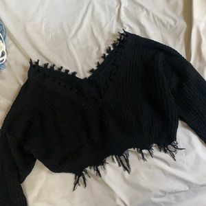 Cropped sweater